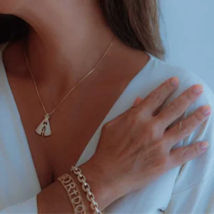 Colar Nossa Aparecida Cravejado