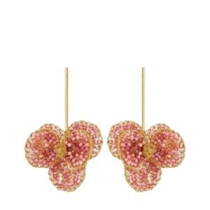 Brinco orquídea ouro